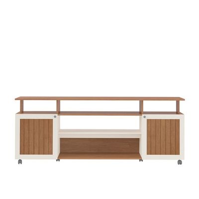 Rack Artely Ipanema para TV`s de até 75 - Cinamomo/Off White