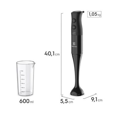 Mixer Electrolux Preto 400W com Tecnologia TruFlow (EIB05) 220V