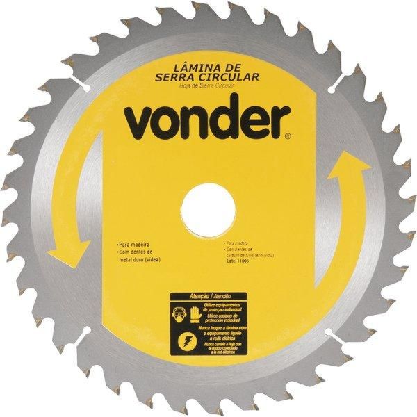 Lâmina Serra Circular Videa 250X30X36D Vonder