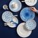 Prato Sobremesa Tramontina Abstratta Porcelana Decorada 21cm Cozinha Servir Doce