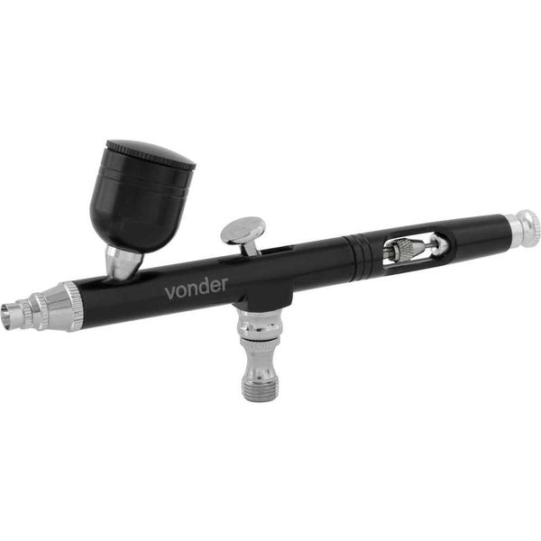 Aerógrafo C/Acessórios Preto 07Pcs Vonder