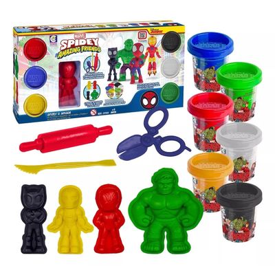 Brinquedo Massinha Spidey e Amigos 2700 - Cotiplás