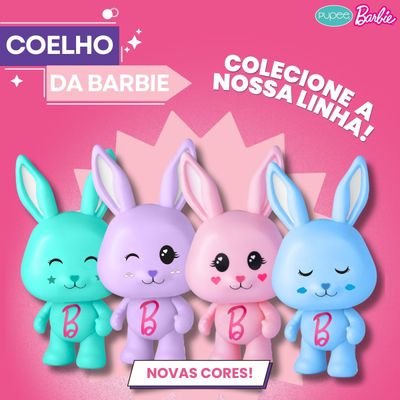 Pets Da Barbie Coelho Verde Agua 1226 - Pupee