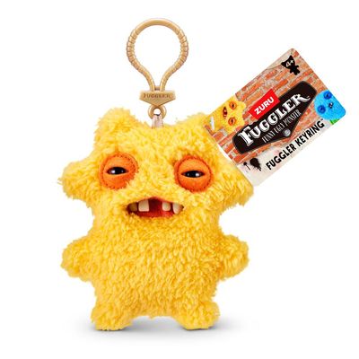 Chaveiro de Pelúcia Fuggler Key Rings 13cm - Amarelo