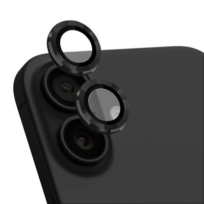 Protetor de lente One Armor para iPhone 16 Plus - Preto - Gshield