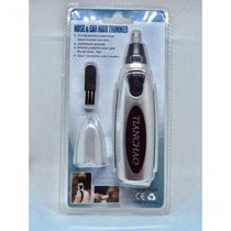 Aparador Depilador De Pelos Nasal Nariz Ouvido Orelha Cabelo Preto/prata