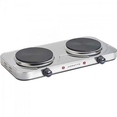 Fogao Eletrico De Mesa 110V Fm01 Cinza Agratto