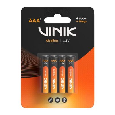 Pilha Alcalina Aaa C-8 1.5v - Vp3ab8a