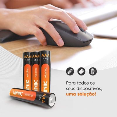 Pilha Alcalina Aaa C-8 1.5v - Vp3ab8a