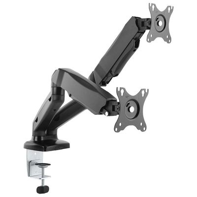Suporte A Gas Para 2 Monitores 13 A 27 Vesa 100x100 Sm-341b