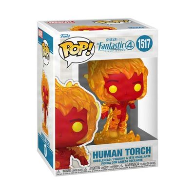 Boneco Funko Pop! Marvel Quarteto Fantástico - Tocha Humana