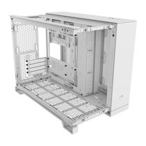 Gabinete Gamer Corsair 2500d Airflow Branco Lateral De Vidro Temperado Atx - Cc-9011264-ww