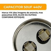 Capacitor 50 Uf 440v único