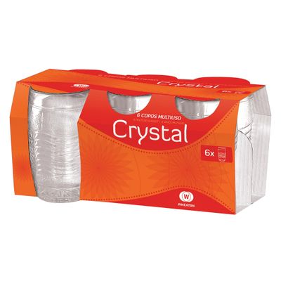 Conjunto 6 Copos Multiuso 300ml Wheaton Crystal