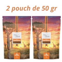 Chá da Savana 50g (Rooibos, Cacau, Laranja e Canela, c/aroma natural de Baunilha)  2 Pacotes