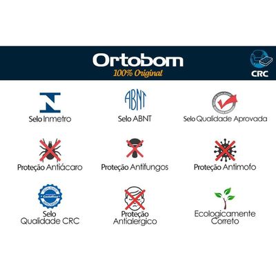 Colchão Queen Molas Ensacadas SuperPocket Airtech (158x198x25) - Ortobom