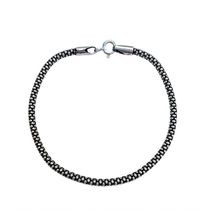 Pulseira Pipoca Prata De Bali 925 2,8mm -18cm