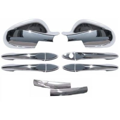 Kit Aplique Cromado Maçaneta Retrovisor Grade JAC J3 J3 Turin 2011 à 2013