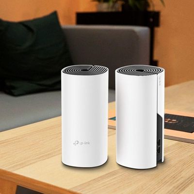 Roteador Wireless Gigabit 10-100-1000 Ac1200 Mesh Mu-mimo 2.4-5ghz Deco M4 (2 Pack)