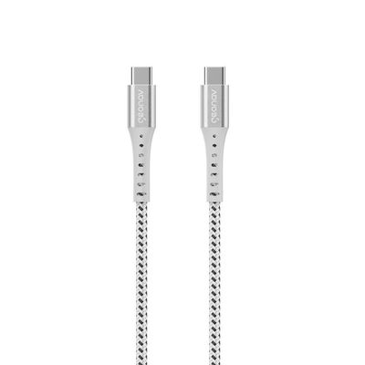 Cabo USB-C ESC06WT em Nylon Trançado Geonav – 1,2 metro