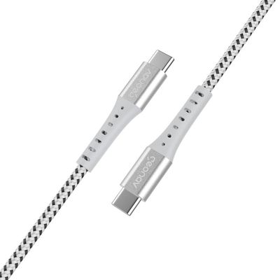 Cabo USB-C ESC06WT em Nylon Trançado Geonav – 1,2 metro