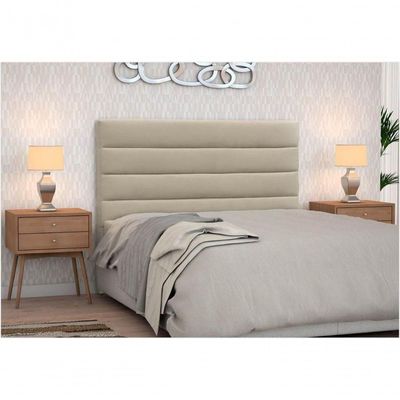 Cabeceira Casal 145 Cm Greta Suede - D'monegatto Suede Bege