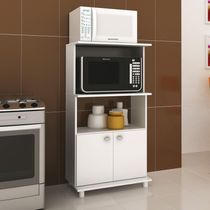 Armário Multiuso 2 Nichos 2 Portas Bl3301 Branco - Tecno Mobili