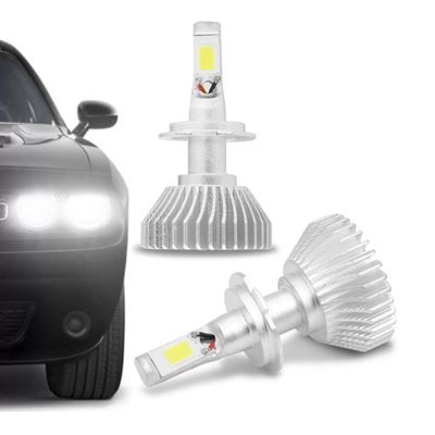 Kit Lâmpadas Super Led H11 6000k Branca