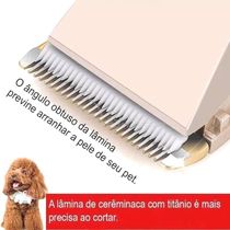 Máquina de Tosar e Aparar pelo de Animais de Estimação