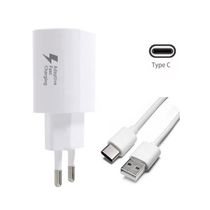 Carregador Samsung Ultra Rapido Galaxy A12 A20 A30 A50 com Cabo Type-C
