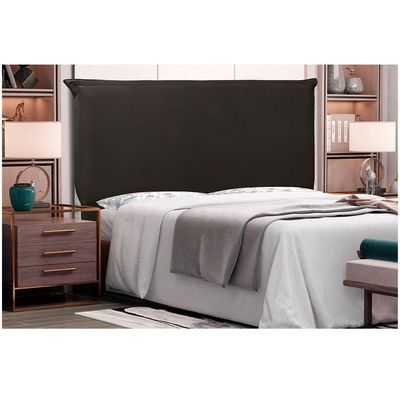 Cabeceira Garden Cama Box Solteiro 90Cm Corino Marrom