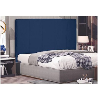 Cabeceira Arizona Cama Box Solteiro 90Cm Azul Marinho