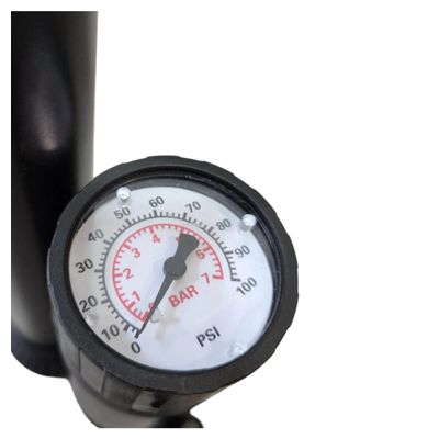 BOMBA OFICINA BICO REVERSÍVEL MANOMETRO 100 PSI VELOFORCE