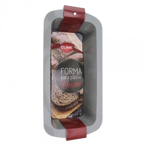 Forma Pão Silicone 26,5x13x6,5cm