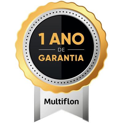 Frigideira Wok Multiflon Essencial Oriental com Revestimento Antiaderente Ultra 7 Preta - 24 cm