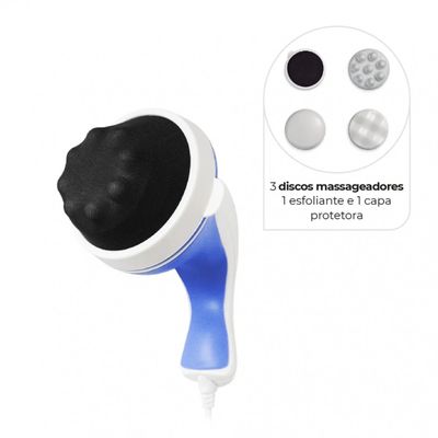 Massageador Corporal Orbital 3 em 1 Dellamed Branco / 220V
