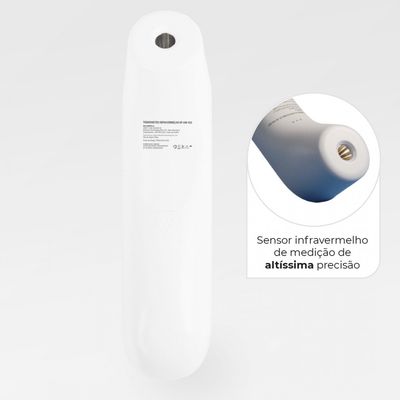Kit Termômetro Infravermelho + Nebulizador Compacto Dellamed Branco
