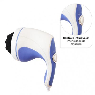 Massageador Corporal Orbital 3 em 1 Dellamed Branco / 110V