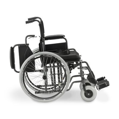 Cadeira de Rodas Aço Dobrável até 120 Kg Tamanho 40 D400 Dellamed Preto