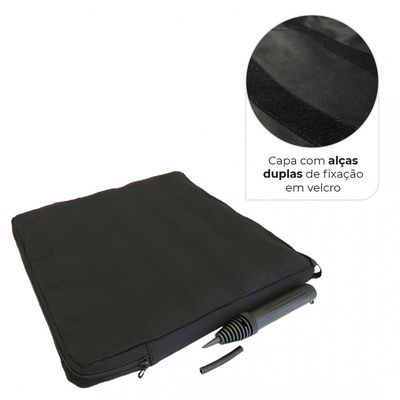 Almofada de Ar para Prevenção de Escaras 41x46x6 Air Basic Dellamed Preto