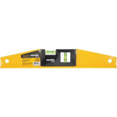 Nível De Alumínio Com Base Magnética Trapezoidal 14" Vonder