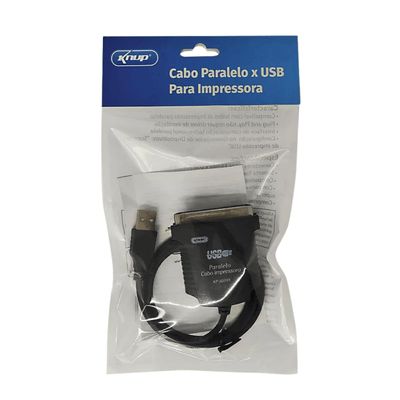 Cabo Paralelo para USB Knup KPAD109 Impressoras