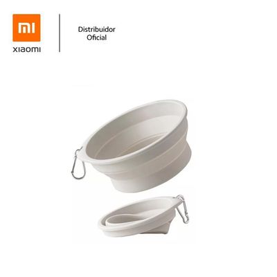 Recipiente Pet Dobravel Tam P Para Comida/Água Cinza