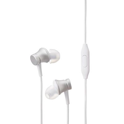 Fone De Ouvido Com Fio Mi In-ear Basic Xiaomi Prata