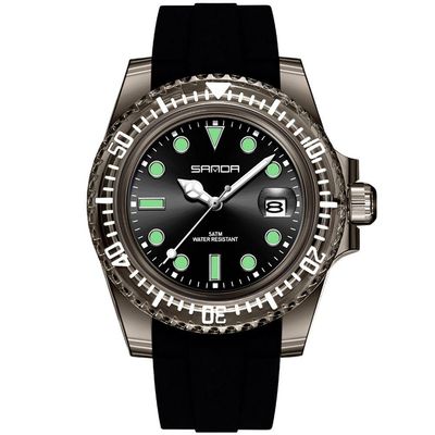 Relógio De Quartzo Feminino Casual Alça De Silicone A Prova De D´agua