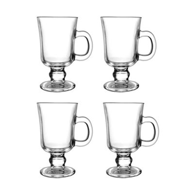 4 Xícaras Vidro Café Nespresso Dolce Gusto 220ml Caneca