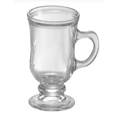 4 Xícaras Vidro Café Nespresso Dolce Gusto 220ml Caneca