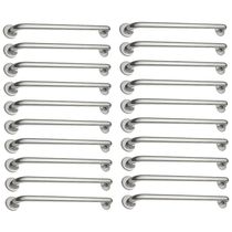 Alça De Apoio Kit 20 Unid Barra 70cm Inox Deficiente Anti Queda Criança Idoso Suporte Parede