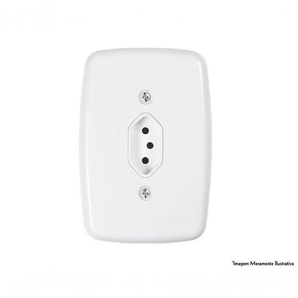 Tomada Ideale Br 2p+t Vertical C/pl 10a 250v 3280 C/12pcs