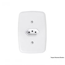 Tomada Ideale Br 2p+t 10a 250v C/pl 3211 C/12pcs